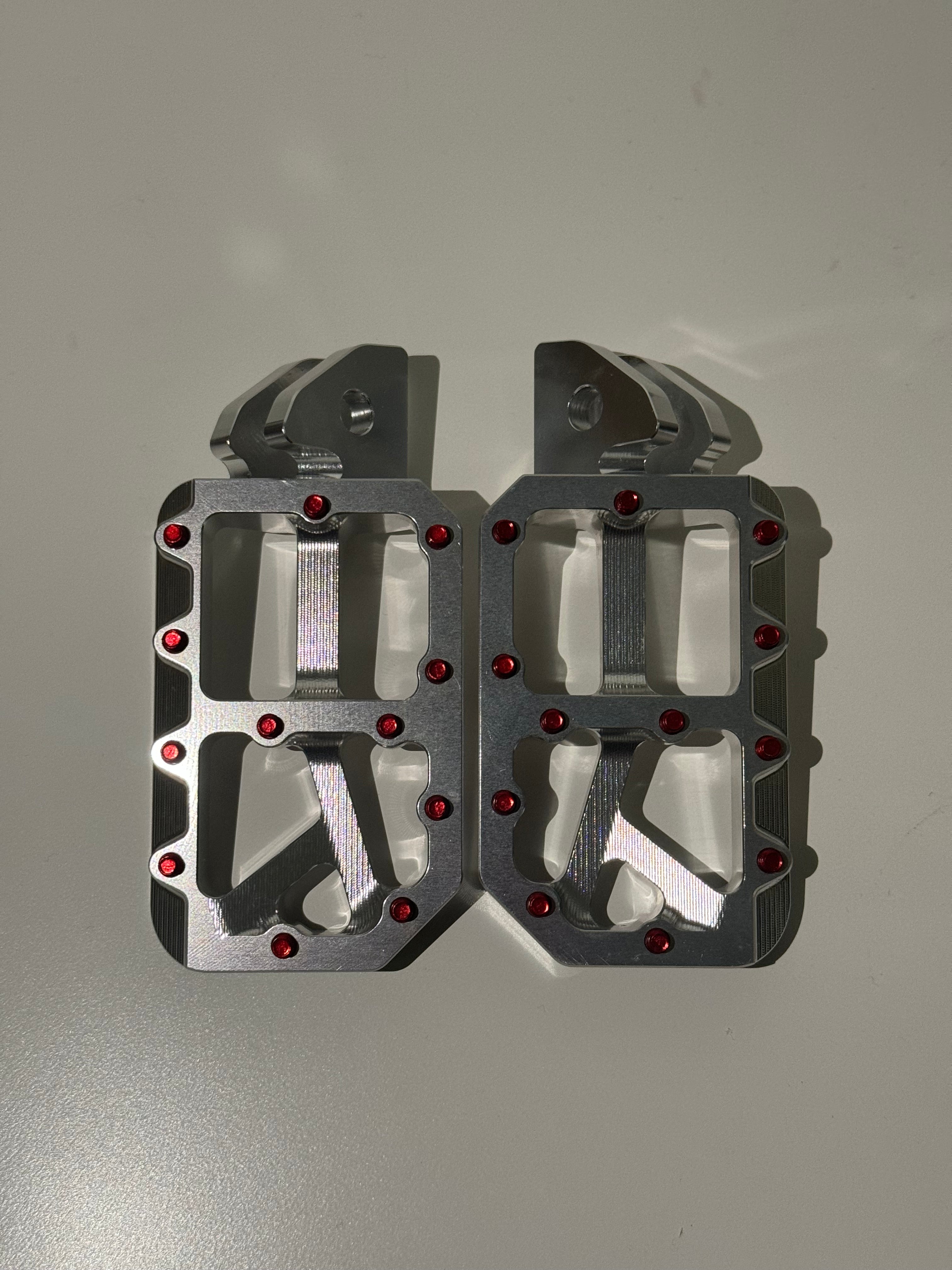 Silver Wide Foot Pegs