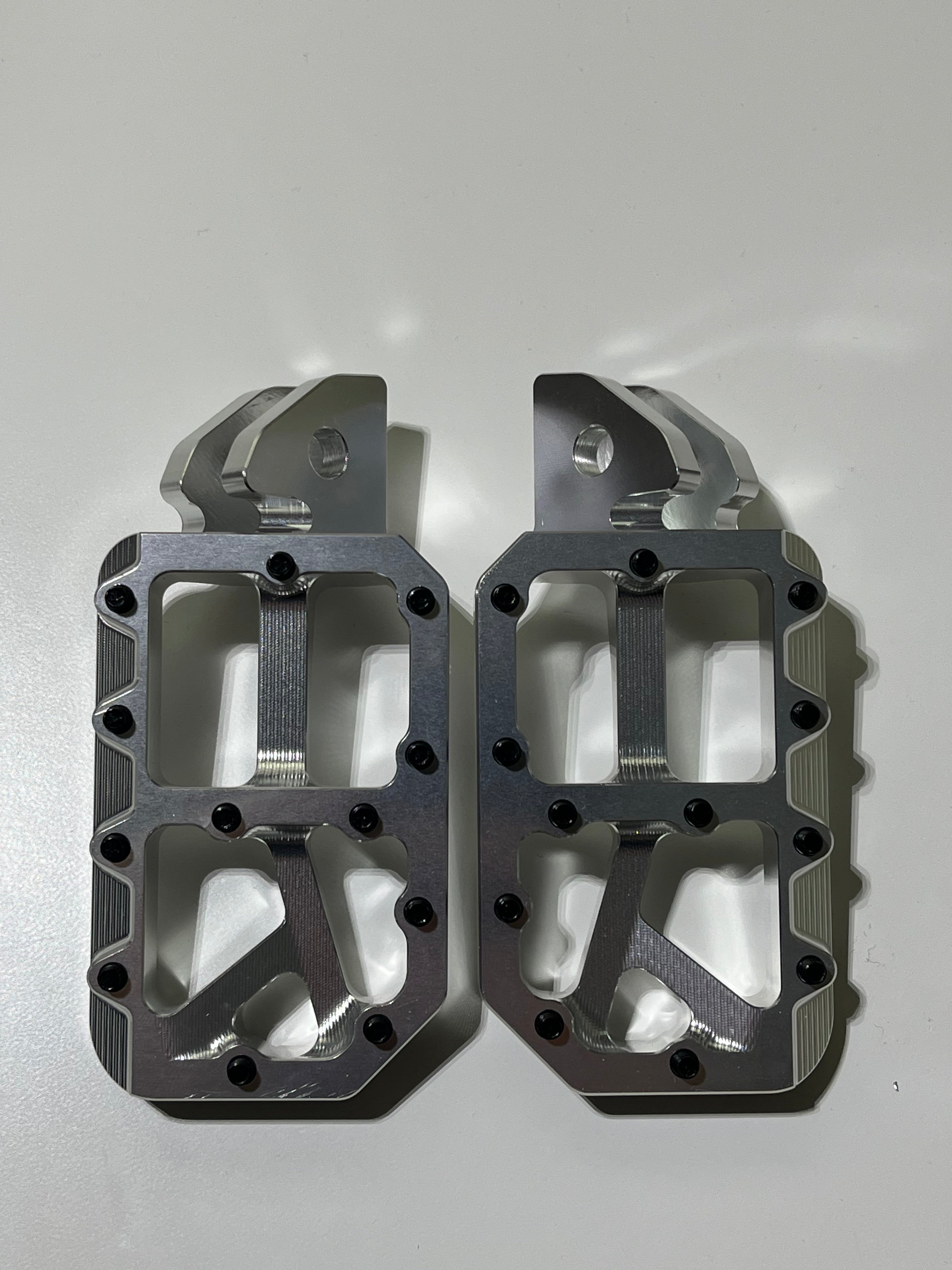 Silver Wide Foot Pegs