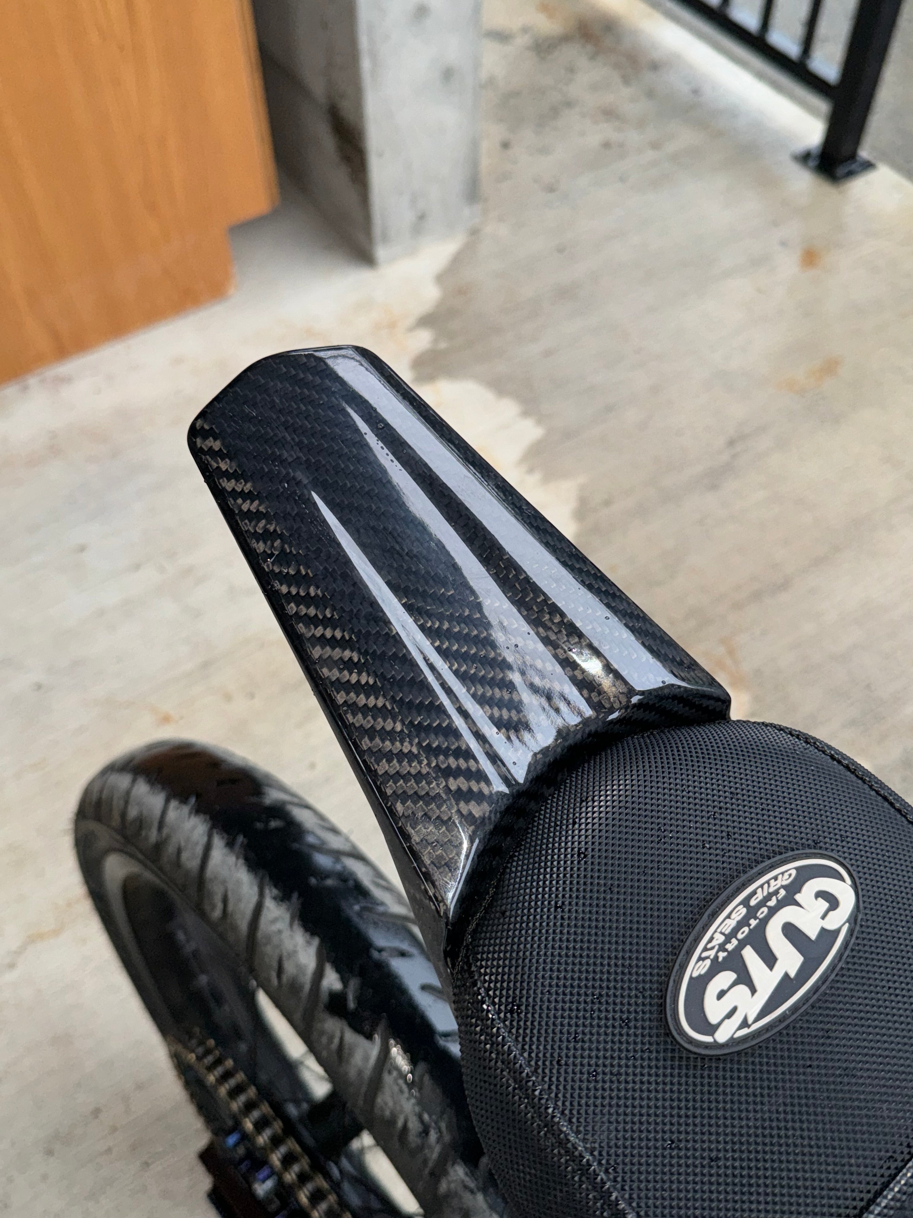 Eride pro real carbon fiber fender upgrade