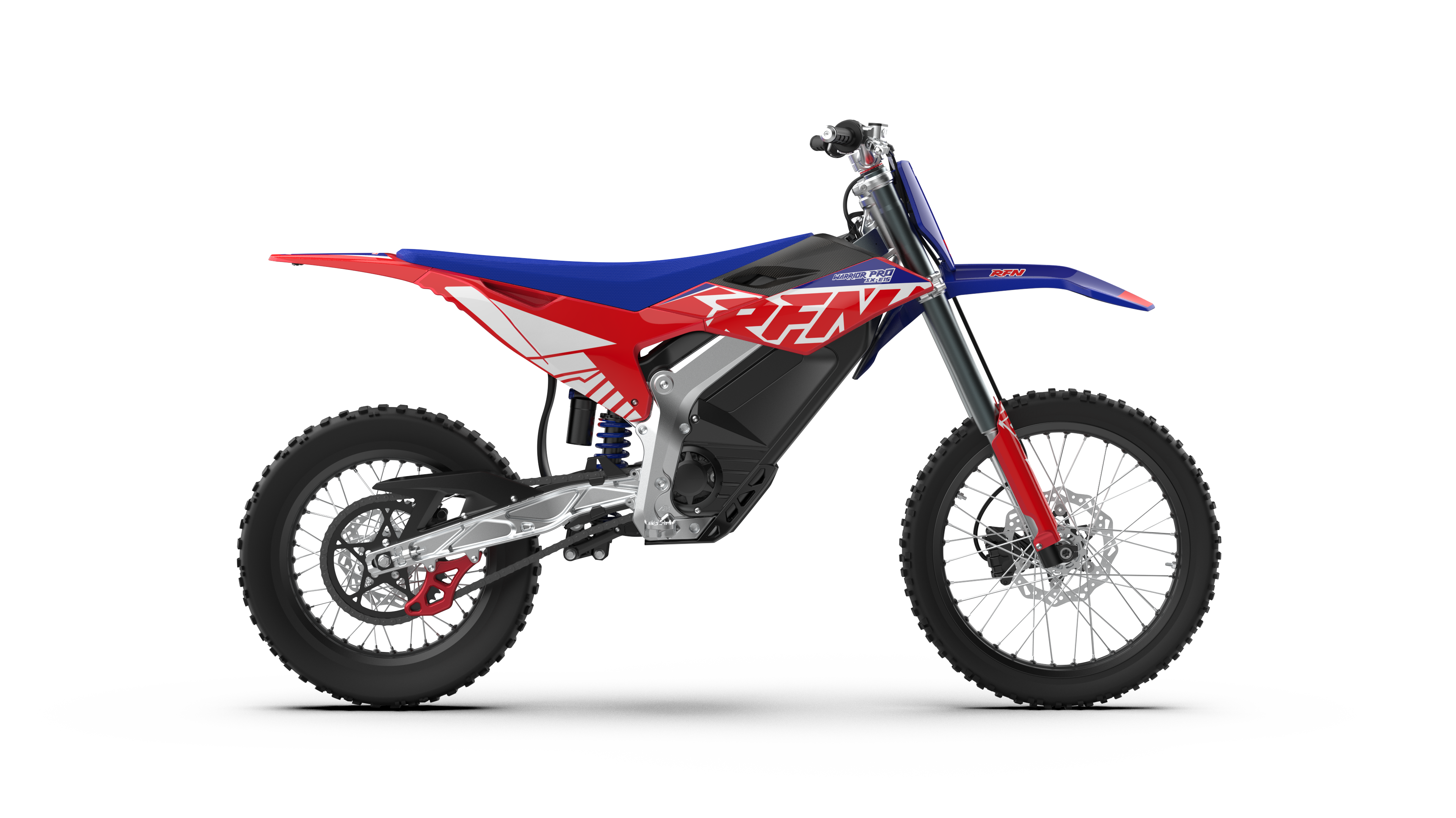 2026 RFN Warrior Pro SX-E15 Electric Dirt Bike - 56 MPH Off-Road