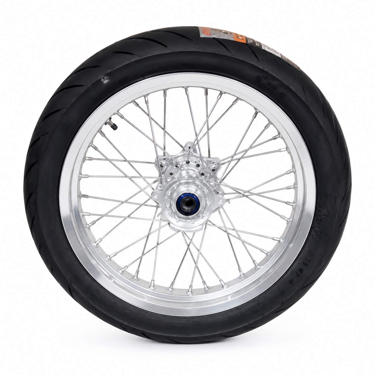 Ultra Bee Supermoto Wheelset (17in) Chrome/Black