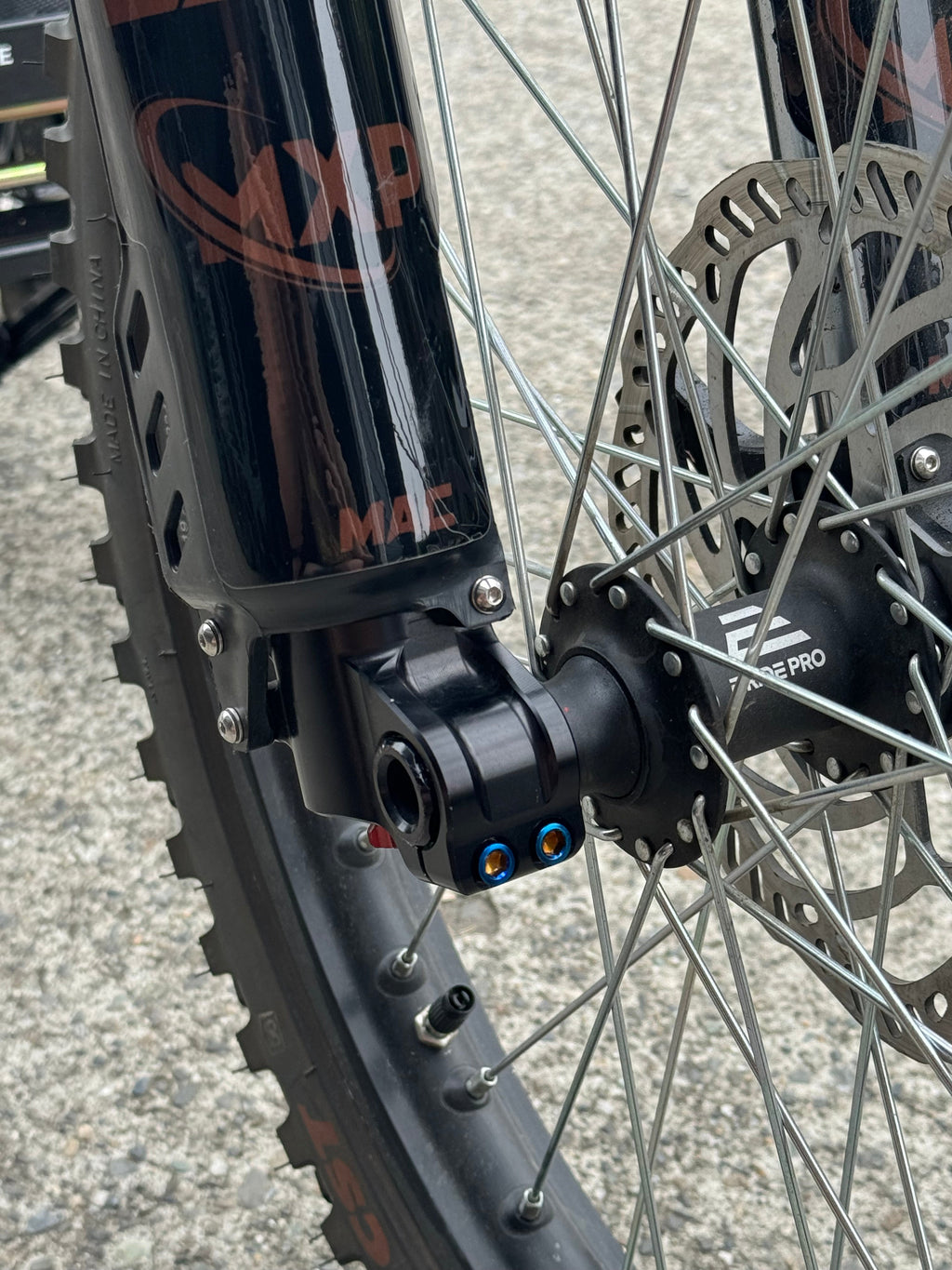 Titanium Fork Mount Bolts