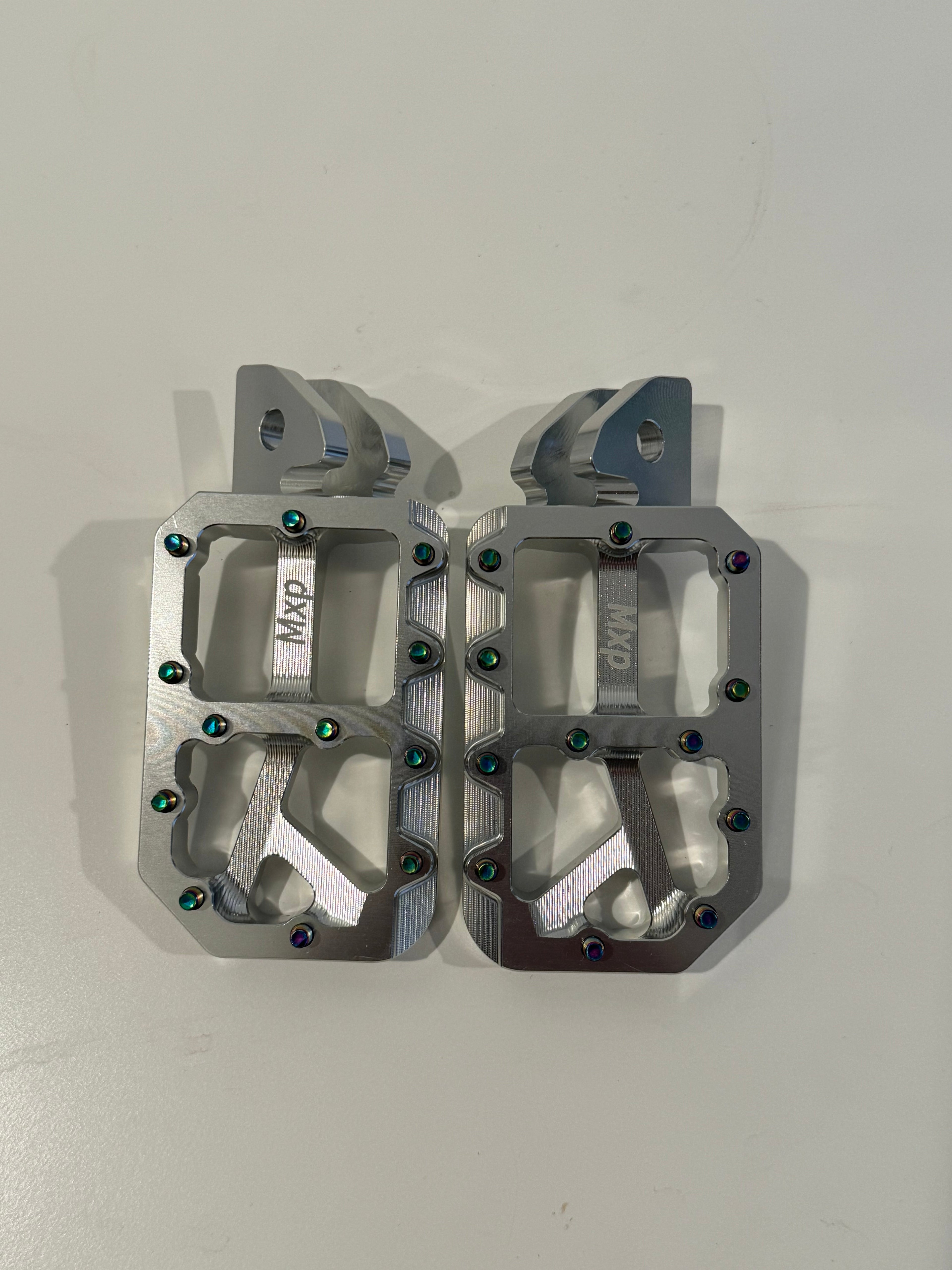 Silver Wide Foot Pegs
