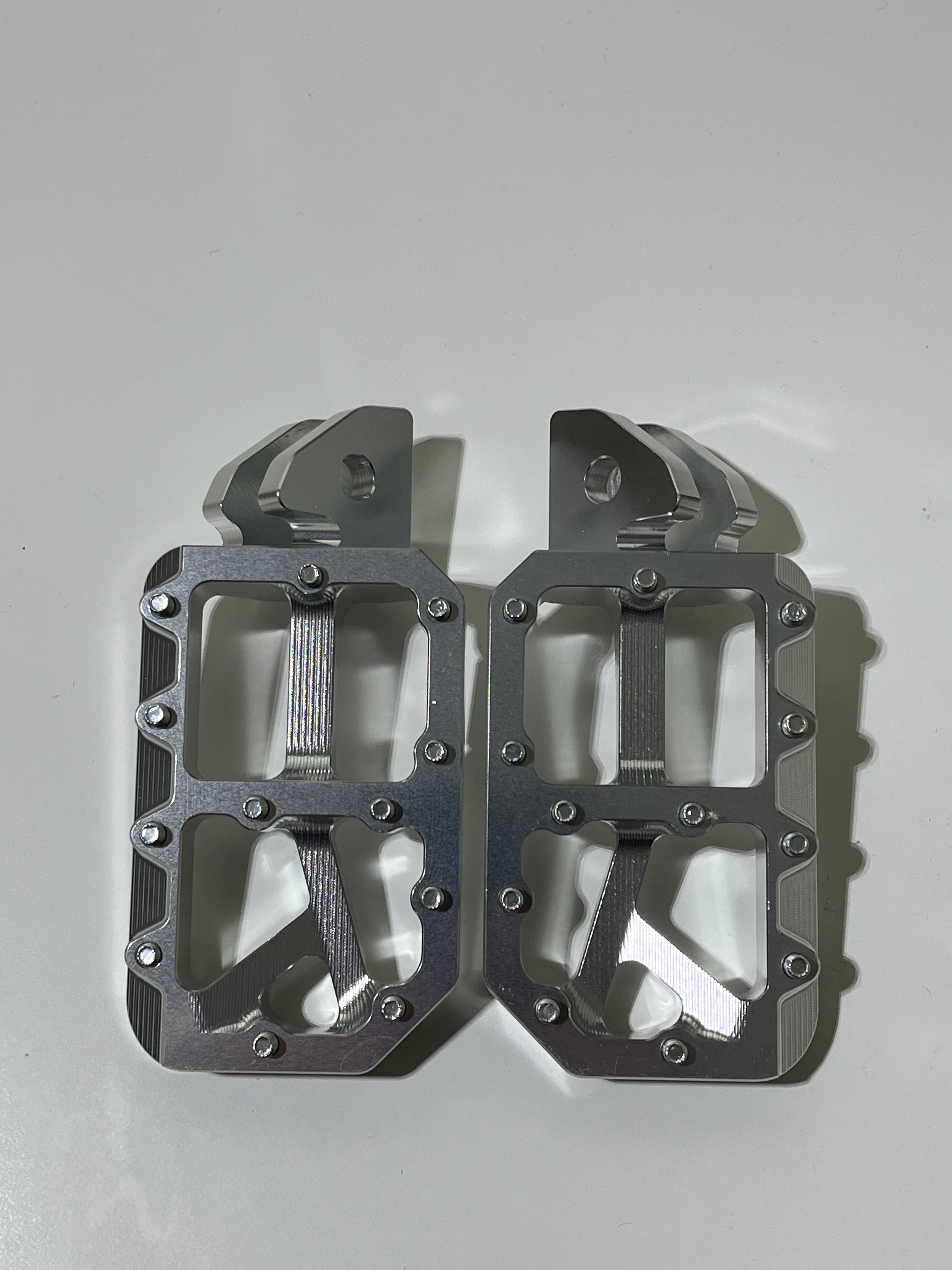 Silver Wide Foot Pegs