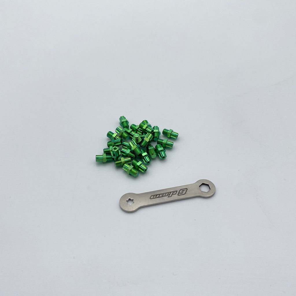 Titanium Elite Foot Peg Screws (Collective)