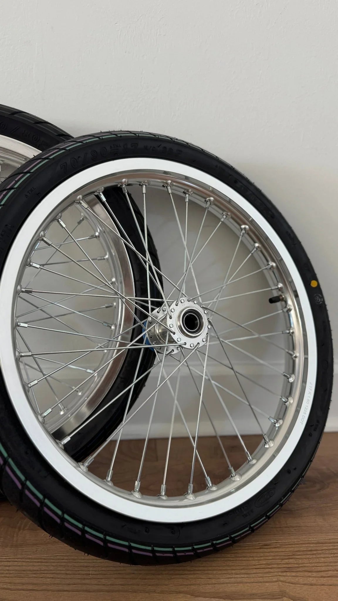 Light bee and Eride 17” Surron super moto wheel set
