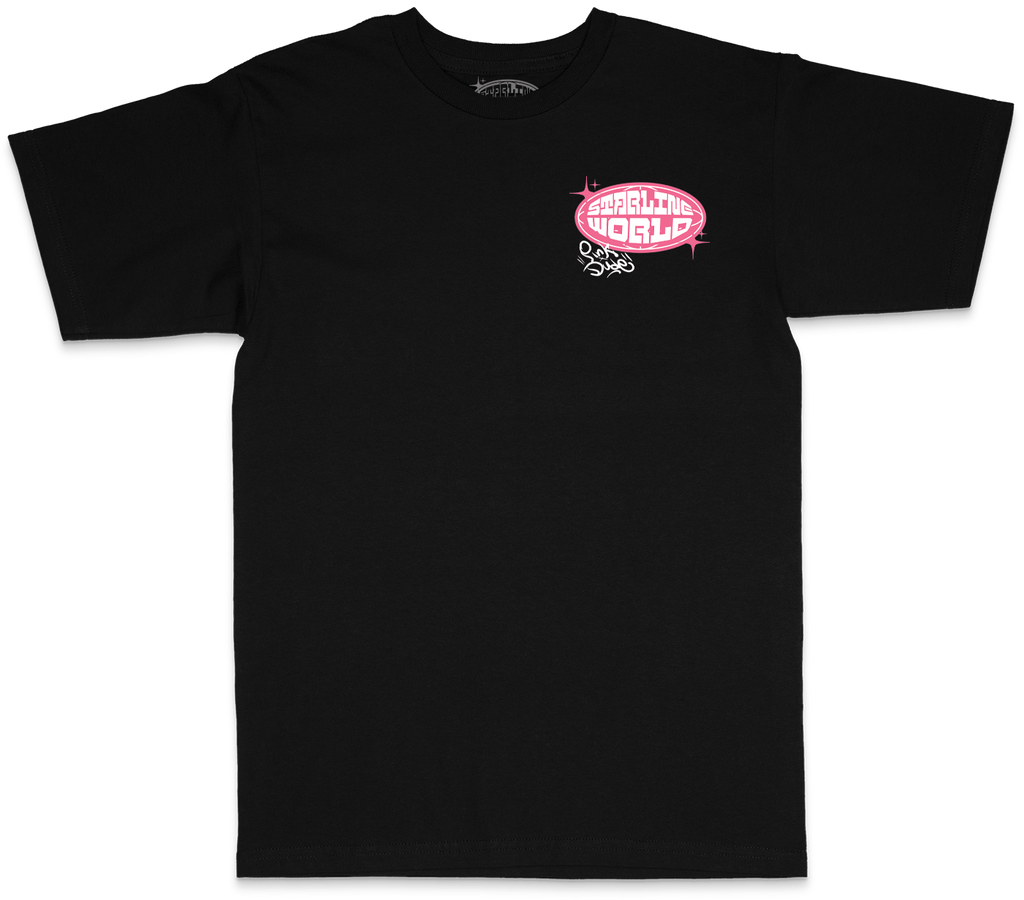 StarlineWorld (Black-PinkDude) Tee