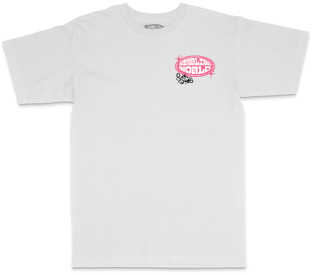 StarlineWorld (White-PinkDude) Tee