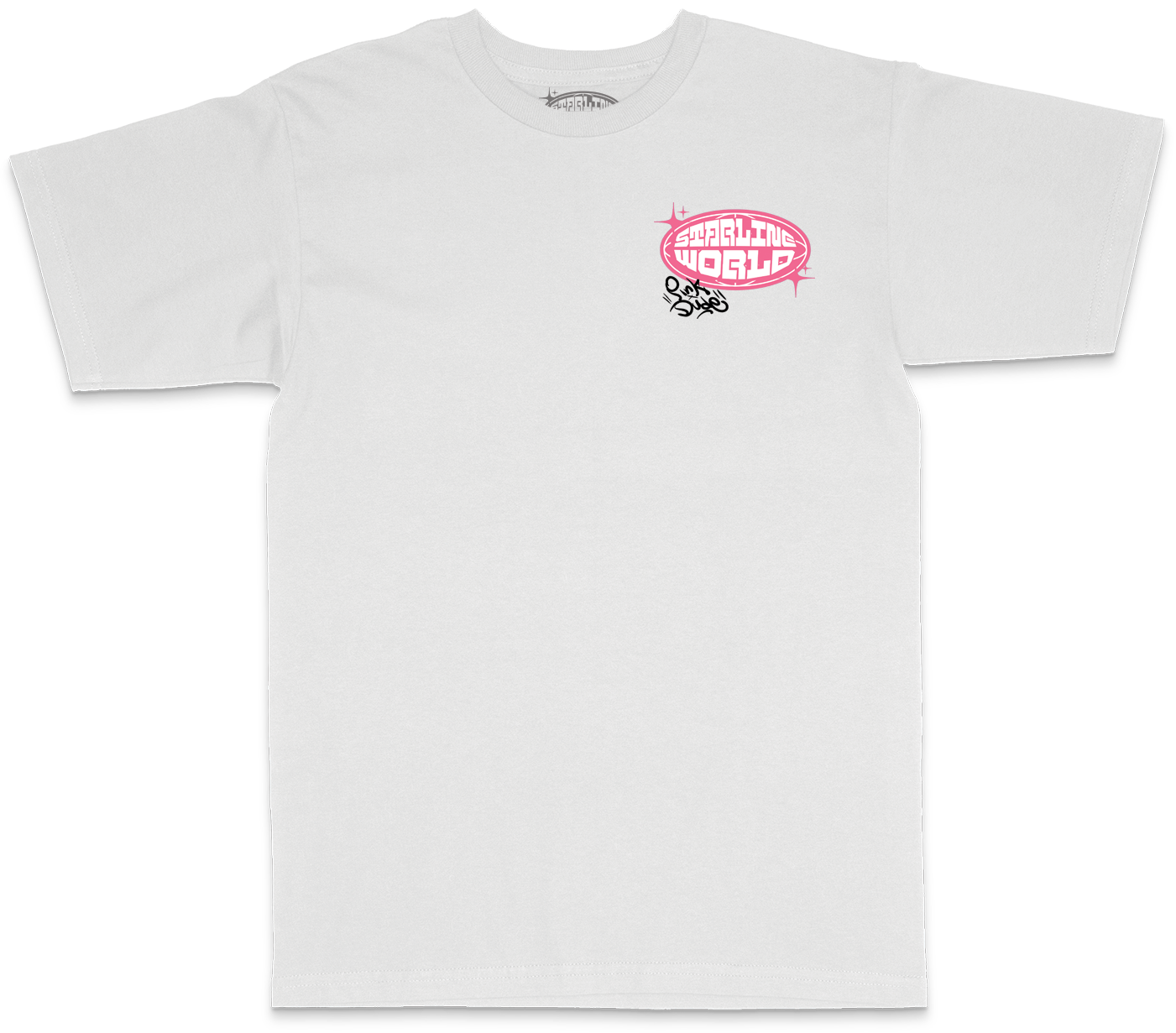 StarlineWorld (White-PinkDude) Tee
