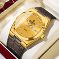 New Gifts Casual Business Top Blue Clock Men Luxury Watch Automatic Watches Mens Fashion Quartz Wristwatches Relogio Masculino